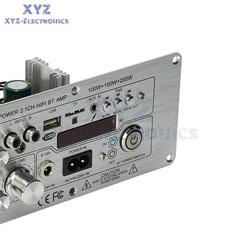 DC 24V AC110-220V Bluetooth Amplifier Board 2.1Channel 100W+100W+200W high-power