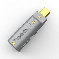 VIBORG Gold Plate Mini USB Connector 39*12MM USB MINI Male Plug Jack Tail Socket