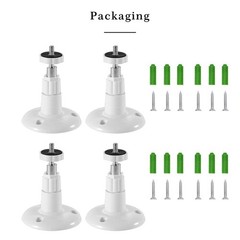 4 Pack Adjustable Security Wall Mount for Arlo or Pro Camera Indoor Outdoor Cam