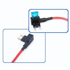 15PCS Fuse TAP Adapter Kit 12V 15 Amp 20Amp Car Add-a-circuit Mini ATM APM Blade