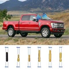Bingfu Car Radio Stereo Antenna Mast Carbon Fiber Truck Universal Black
