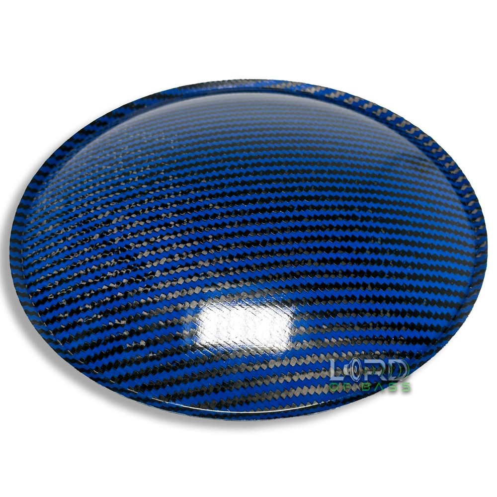 7.87″ (200mm) Blue Carbon Fiber Speaker Subwoofer Dust Cap