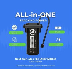 Car GPS Hardwired Waterproof 4G LTE Tracker w/ Kill Switch & Backup Battery