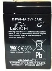 Leoch DJW6-4.0 (6 VOLT 4.0 AH) SLA BATTERY authentic