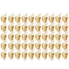 50pcs Piggyback Spade Connectors 3 Way Adapter Dual Male to Single Female