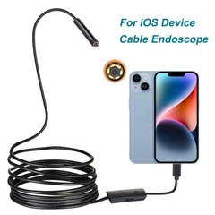 2M/3/5M 8LED Endoscope Borescope 8mm Inspection Camera Scope for iPhone 14 13 12