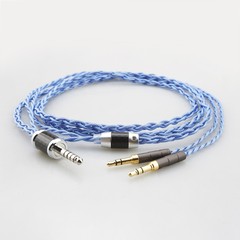 7N Silver Plated Copper headphone cable For Hifiman Arya/Sundara/Ananda