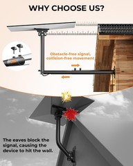 Starlink Gen 3 Mount 180°Adjustable Wall Roof Mounting Kit for V3 Standard Dish