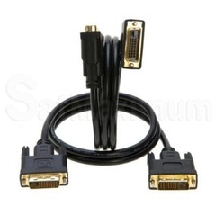DVI Cable Male DUAL LINK DVI-D Monitor Wire 24+1 Pin 3ft 6ft 10ft 15ft 25ft -LOT