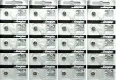 20 PCS ENERGIZER 377 376 WATCH BATTERIES SR626SW SR626W