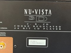 Musical Fidelity NuVista 3d CD 24 Bit DAC Compact Disc Player