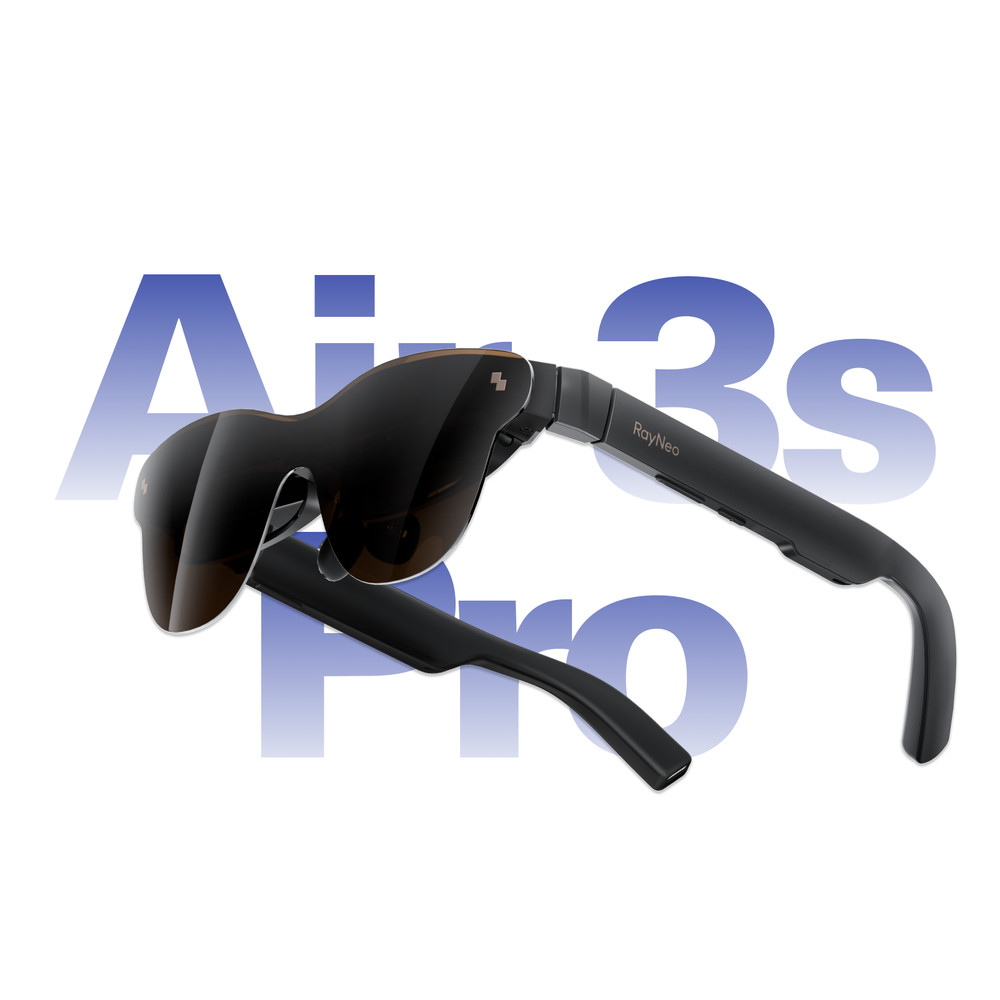 RayNeo Air 3s Pro AR/XR Glasses -201” 1200 Nits 120Hz HueView 2.0 Video Display