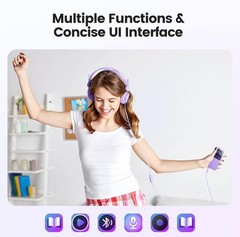AGPTEK A09X 32GB Bluetooth 5.3 MP3 Music Player 2.4″Screen Built-in Speaker