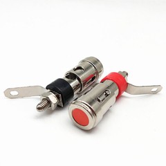 5 PAIRS Speaker Audio AMP Terminal Binding Post Spring Loaded Type Nickel plated