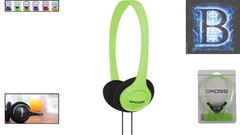 Retro Styled Portable Headphones with Adjustable Headband – Perfect for Music