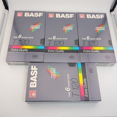 10 Pack – BASF T-120 Extra Quality VHS VCR Video Cassette SEALED