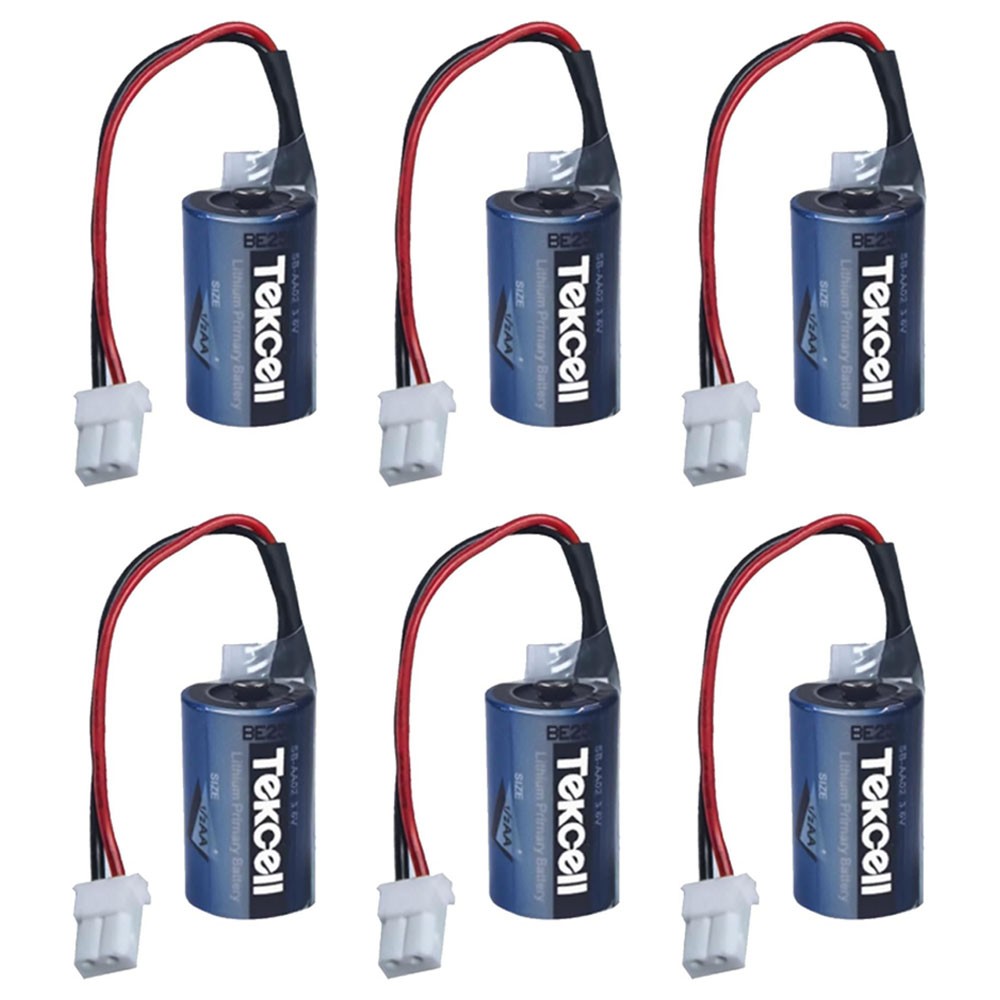 6-Pack SB-AA02 3.6V AA Battery 1200mAh Long-Lasting for Electricity Meter