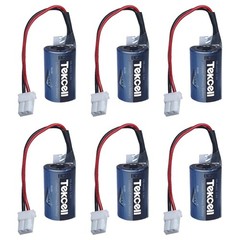 6-Pack SB-AA02 3.6V AA Battery 1200mAh Long-Lasting for Electricity Meter