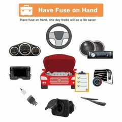 120PCS Low profile Mini Car Fuse Auto Car Motorcycle SUV FUSES Kit APM ATM
