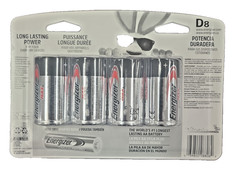 Energizer MAX D Batteries (8 Pack), D Cell Alkaline Batteries 12/2033