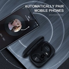 Ear Hook Bluetooth Headset 5.0 TWS Wireless Earphones Earbuds Headphones Stereo