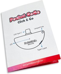 UltrA CatcheR | Pocket Go Go Click & Go Monster Catcher: Red, Type C Plug, V2026
