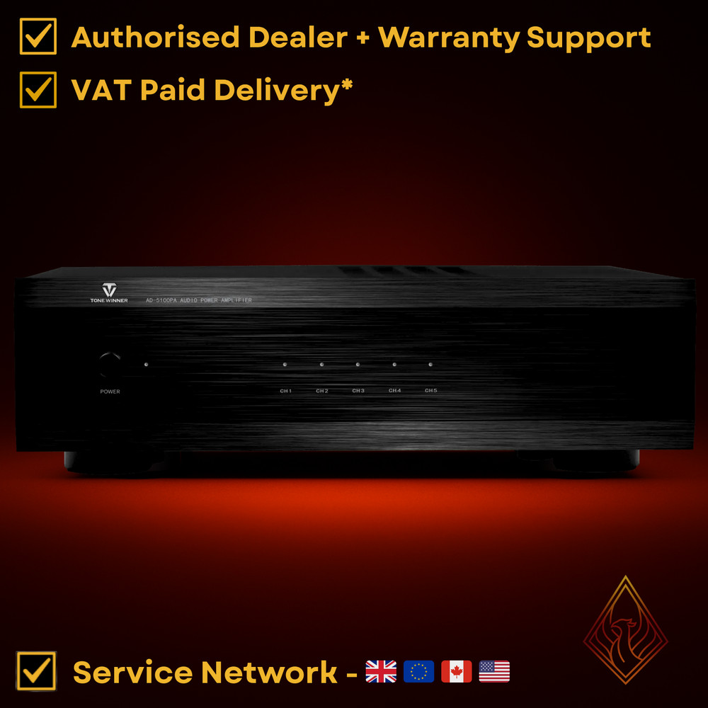 ToneWinner AD-5100PA+ – power amplifier – EU/UK Stock 3-5 days