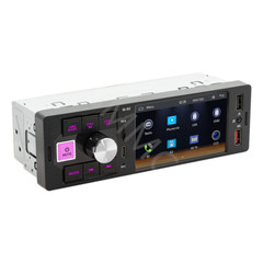 4.1in Bluetooth Car Radio Stereo Single 1Din For CarPlay Android Auto AUX USB