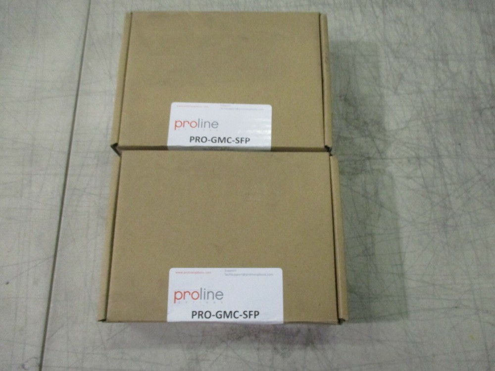 Proline GMC-SFP Media Converter 10/100/1000M Base-TX 1 Open Box 1 Sealed New