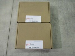 Proline GMC-SFP Media Converter 10/100/1000M Base-TX 1 Open Box 1 Sealed New