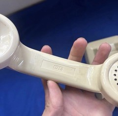 GTE GTE Beige Corded Telephone Push Button Desk Phone 1-Line