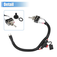 1 Set 37.5Cm 14.76″ Universal Automotive Switched Fuse Bypass Kit Fuse
