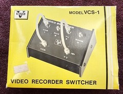 Vanco VCS-1 Vintage Video Switcher New In Box w/Switching Cables & Instructions