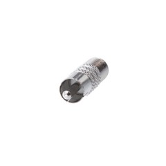 F-Type Female to RCA Male Coaxial Cable Audio Adapter Coax Cable Coupler LOT