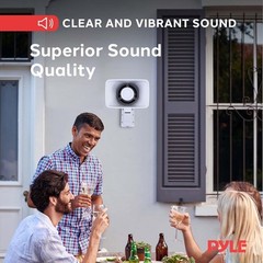 Pyle Indoor/Outdoor PA Horn Speaker – 8” Portable PA Speaker 8 Ohms & 65W