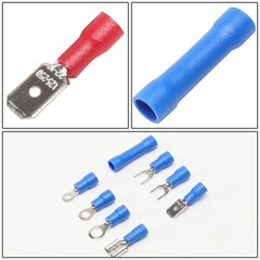1200 PCS ELECTRICAL CONNECTOR SPADE EYELET WIDE GAUGE TERMINAL ASSORTMENT KIT