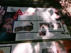 Several Arvin Car Radio Advertising Brochures or Leaflets, Good Stored Condition