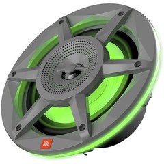 JBL 6.5″ 300 Watt Max Power 2-Way Marine RGB illumination Gray Speakers (Pair)