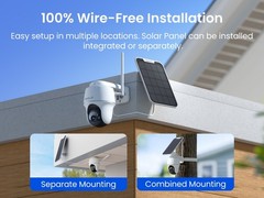 Reolink Argus PT Ultra 4K 8MP Battery Solar Security Camera WiFi 360° Pan Tilt