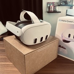 Meta Quest 3 Standalone VR Headset, White/Black Virtual Reality Headset 512 GB
