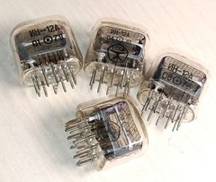 6+6 pcs IN-12A + PL31A-P Sockets for nixie tube indicators clock IN-12 A IN12A