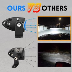 10″ inch 450W LED Work Light Bar Combo Spot Flood Driving Off Road SUV Boat ATV