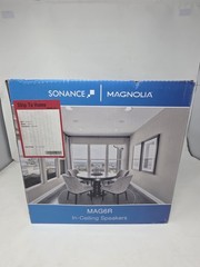Sonance MAG6R 6-1/2″ 2-Way In-Ceiling Speakers (Pair) -New/Sealed -Box has wear