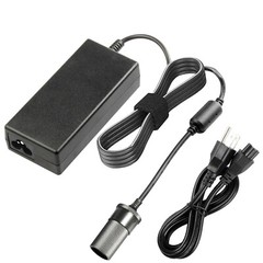 AC Wall Outlet To 12V 5A DC Cigarette Lighter Car Socket Adapter,Female US Plug