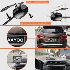 4.3‘’ Rear View Mirror Monitor No1 Bracket + Reversing Backup Camera Waterproof