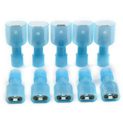 500X Insulated Female Male Spade Crimp Terminal Quick Disconnect Wire Connectors