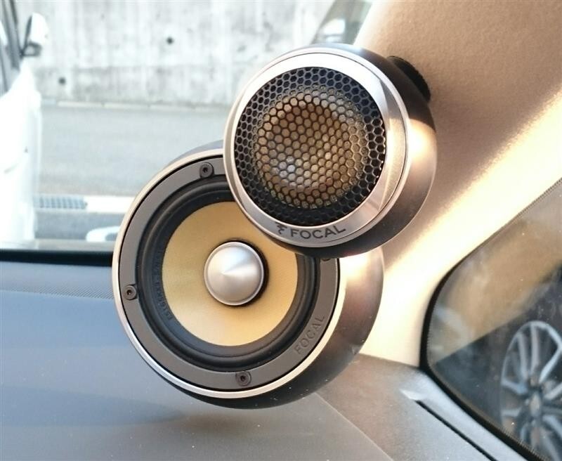 Focal K2 Power ES165 KX3E , Aluminum Pods for Focal Midrange and Tweeters