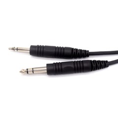 Original Bose X Aviation Headset Stereo Cable Double Plug 6.3mm & 5.2mm Jack