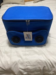 Portable Bluetooth Speaker Stereo Cooler Bag Blue 13x11x10 Splash Daddy