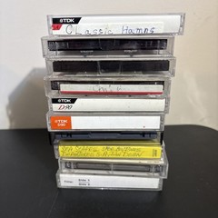 36 Cassette Tape Lot Sold As Blanks TDK Maxell Sony Fuji Scotch Reusable